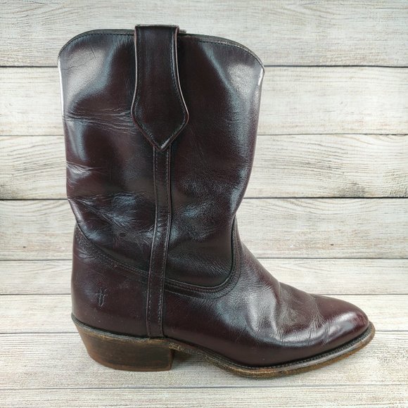 Frye Cowboy Boots Men's Size 8 Wide - Picture 1 of 7